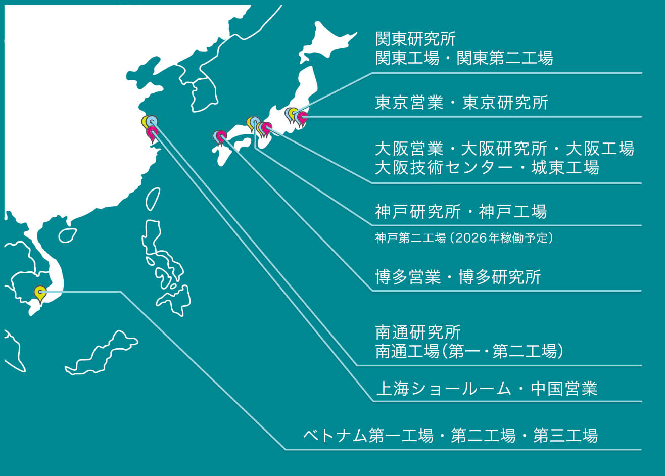 グローバル展開拠点数